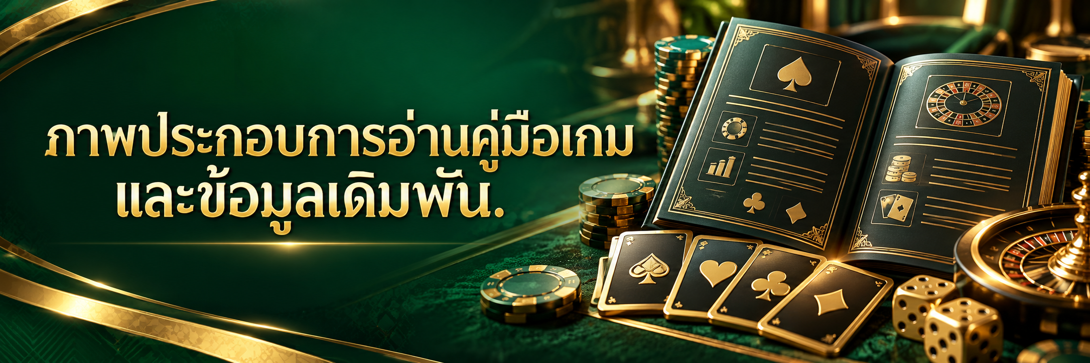 ภาพประกอบการอ่านคู่มือเกมและข้อมูลเดิมพัน
